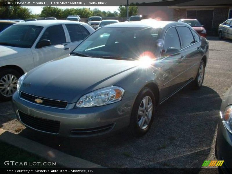 Dark Silver Metallic / Ebony Black 2007 Chevrolet Impala LS