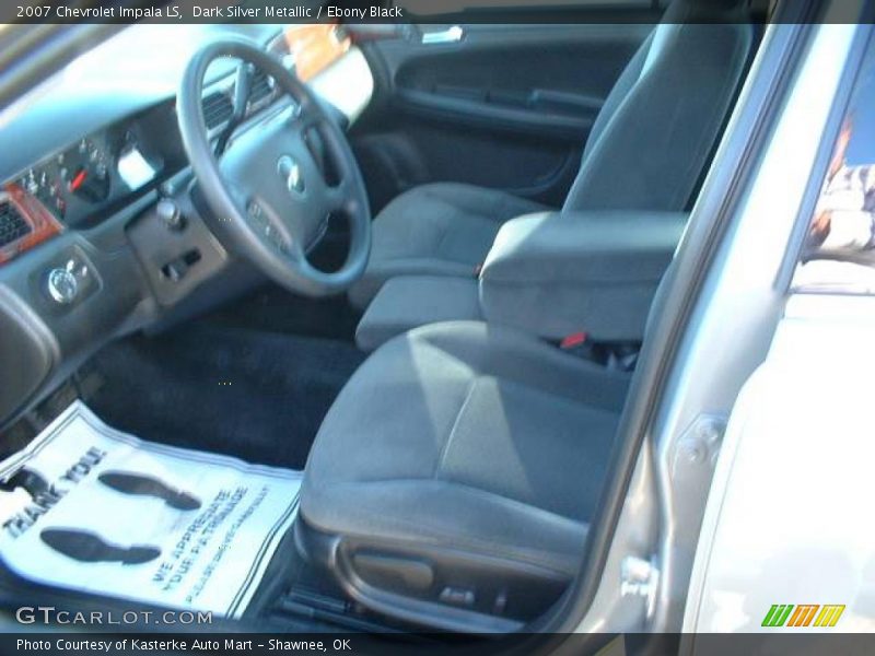 Dark Silver Metallic / Ebony Black 2007 Chevrolet Impala LS