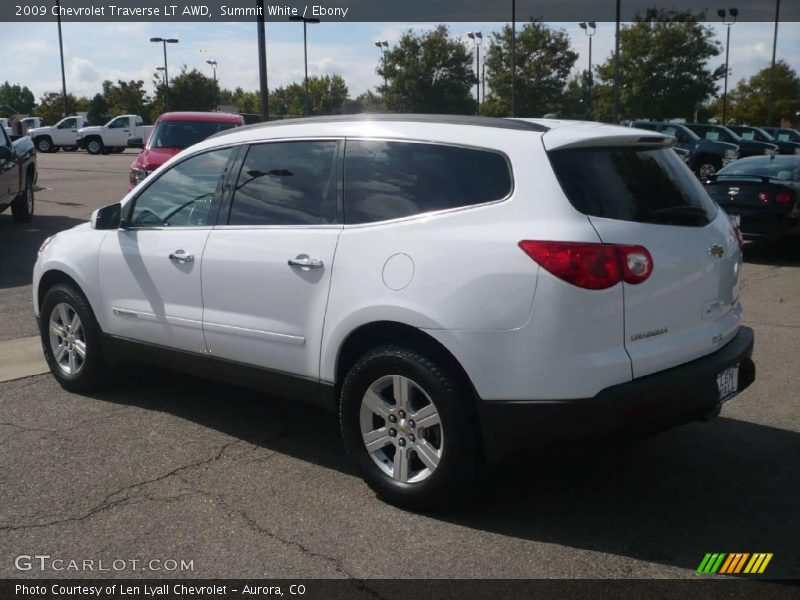 Summit White / Ebony 2009 Chevrolet Traverse LT AWD
