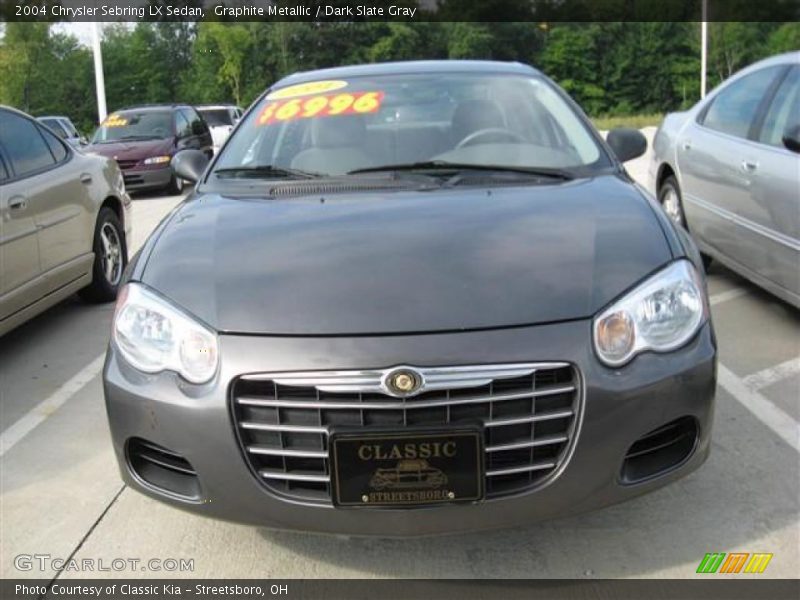 Graphite Metallic / Dark Slate Gray 2004 Chrysler Sebring LX Sedan