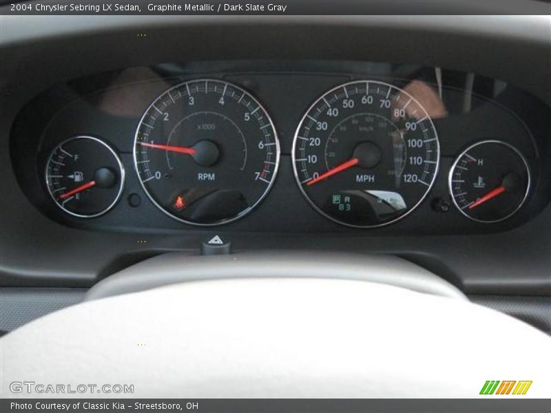 Graphite Metallic / Dark Slate Gray 2004 Chrysler Sebring LX Sedan