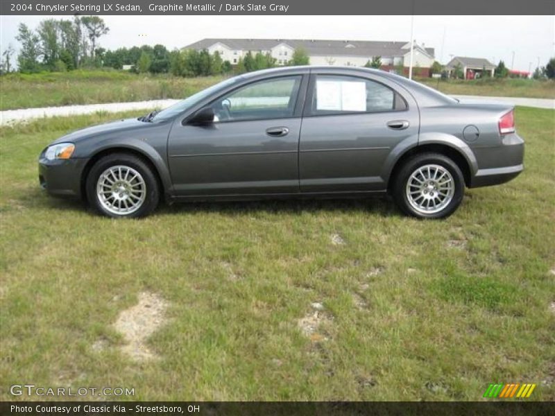 Graphite Metallic / Dark Slate Gray 2004 Chrysler Sebring LX Sedan