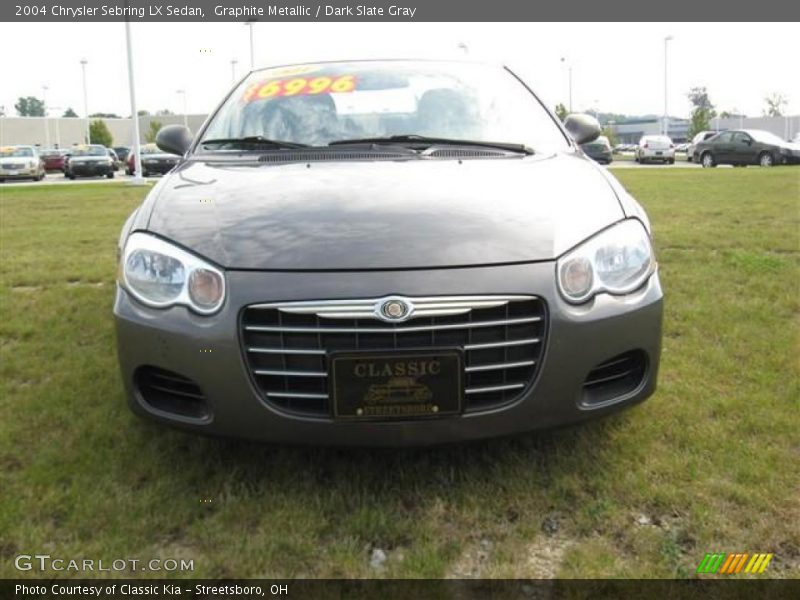 Graphite Metallic / Dark Slate Gray 2004 Chrysler Sebring LX Sedan