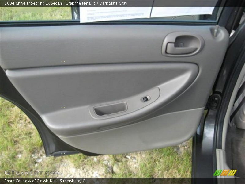 Graphite Metallic / Dark Slate Gray 2004 Chrysler Sebring LX Sedan