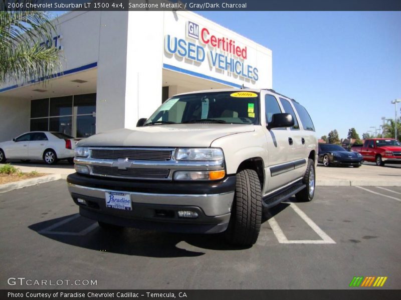 Sandstone Metallic / Gray/Dark Charcoal 2006 Chevrolet Suburban LT 1500 4x4