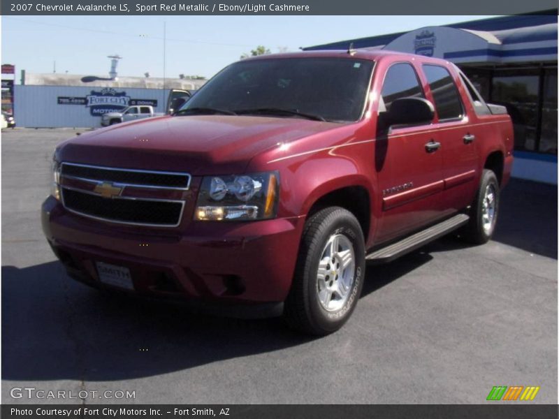 Sport Red Metallic / Ebony/Light Cashmere 2007 Chevrolet Avalanche LS