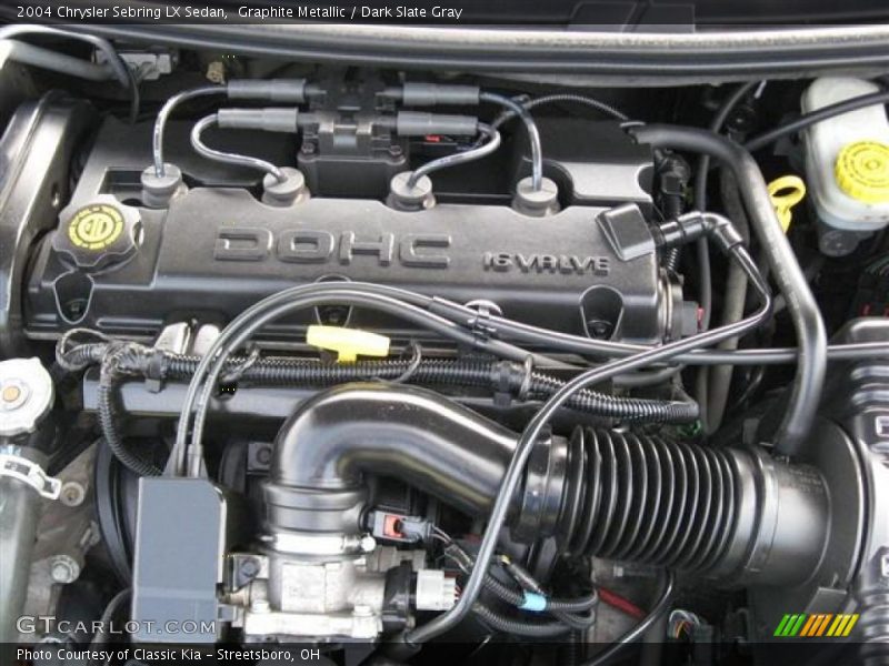 Graphite Metallic / Dark Slate Gray 2004 Chrysler Sebring LX Sedan