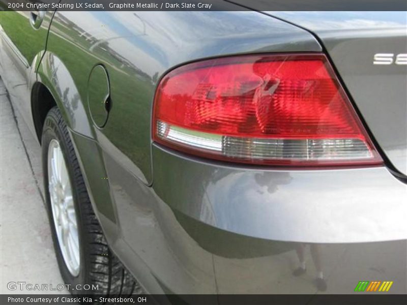 Graphite Metallic / Dark Slate Gray 2004 Chrysler Sebring LX Sedan