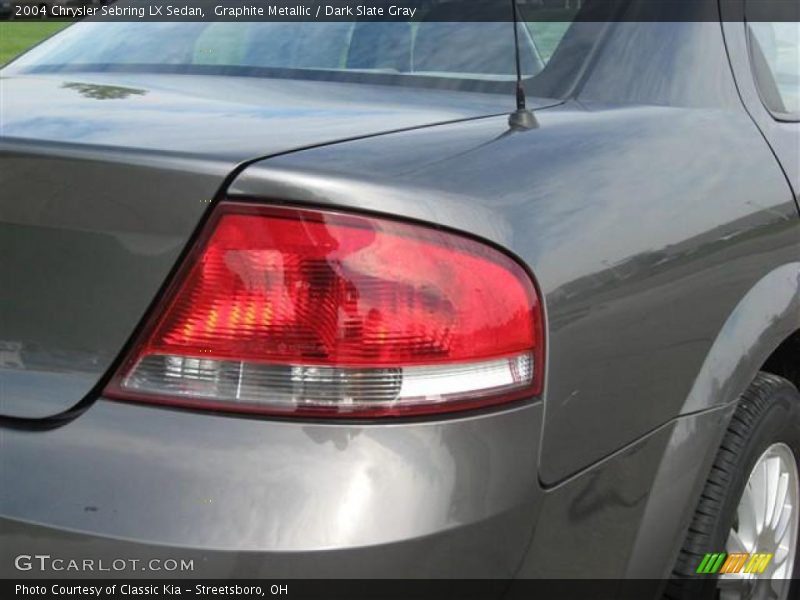 Graphite Metallic / Dark Slate Gray 2004 Chrysler Sebring LX Sedan