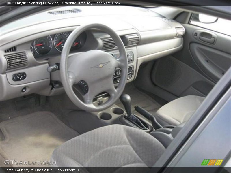 Graphite Metallic / Dark Slate Gray 2004 Chrysler Sebring LX Sedan