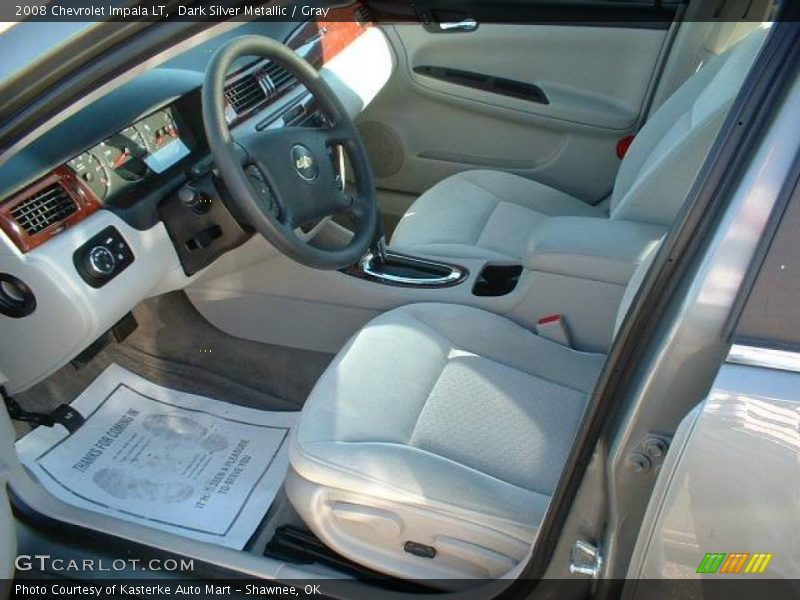 Dark Silver Metallic / Gray 2008 Chevrolet Impala LT