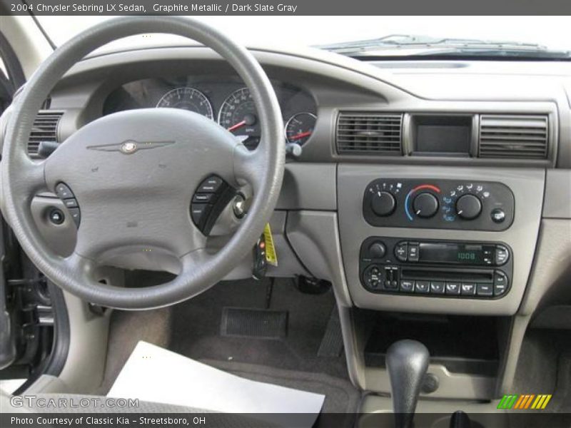 Graphite Metallic / Dark Slate Gray 2004 Chrysler Sebring LX Sedan