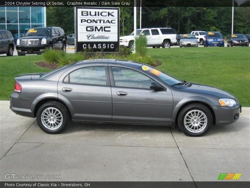 Graphite Metallic / Dark Slate Gray 2004 Chrysler Sebring LX Sedan