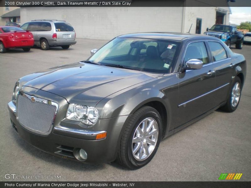 Dark Titanium Metallic / Dark Slate Gray 2008 Chrysler 300 C HEMI