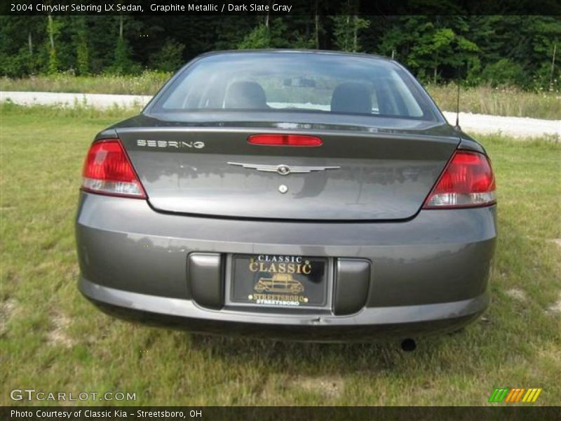 Graphite Metallic / Dark Slate Gray 2004 Chrysler Sebring LX Sedan