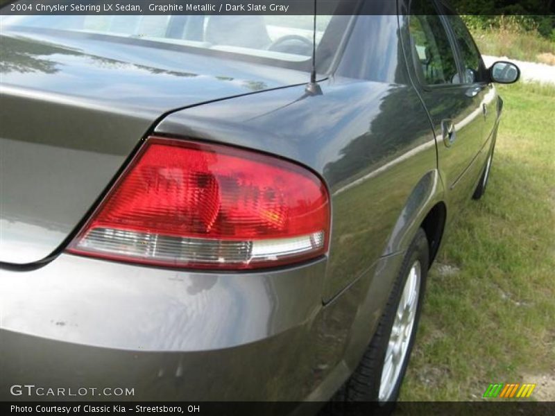Graphite Metallic / Dark Slate Gray 2004 Chrysler Sebring LX Sedan