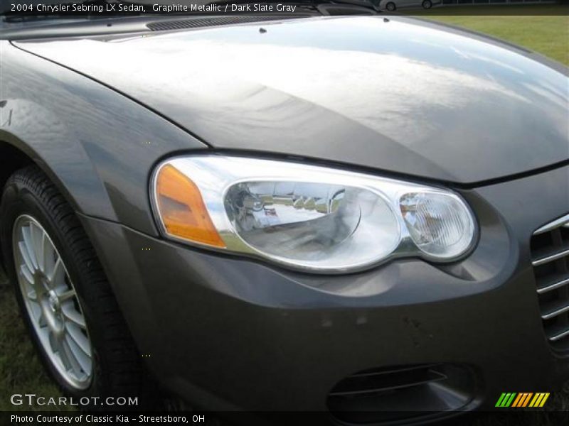 Graphite Metallic / Dark Slate Gray 2004 Chrysler Sebring LX Sedan