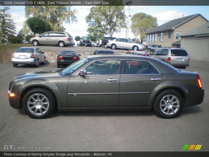 Dark Titanium Metallic / Dark Slate Gray 2008 Chrysler 300 C HEMI