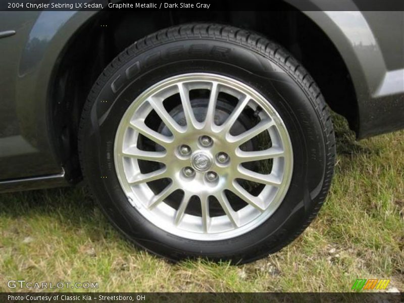 Graphite Metallic / Dark Slate Gray 2004 Chrysler Sebring LX Sedan
