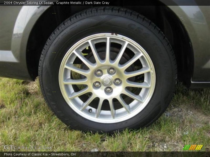 Graphite Metallic / Dark Slate Gray 2004 Chrysler Sebring LX Sedan