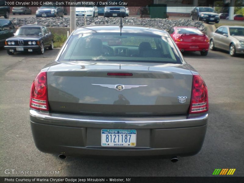 Dark Titanium Metallic / Dark Slate Gray 2008 Chrysler 300 C HEMI