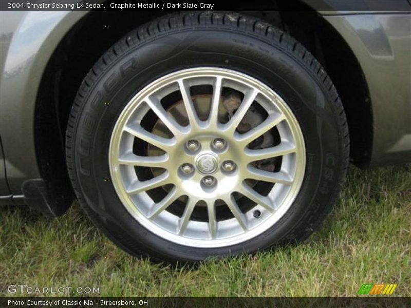 Graphite Metallic / Dark Slate Gray 2004 Chrysler Sebring LX Sedan