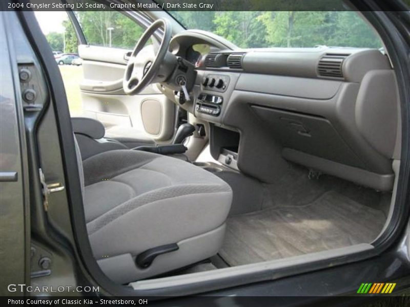 Graphite Metallic / Dark Slate Gray 2004 Chrysler Sebring LX Sedan