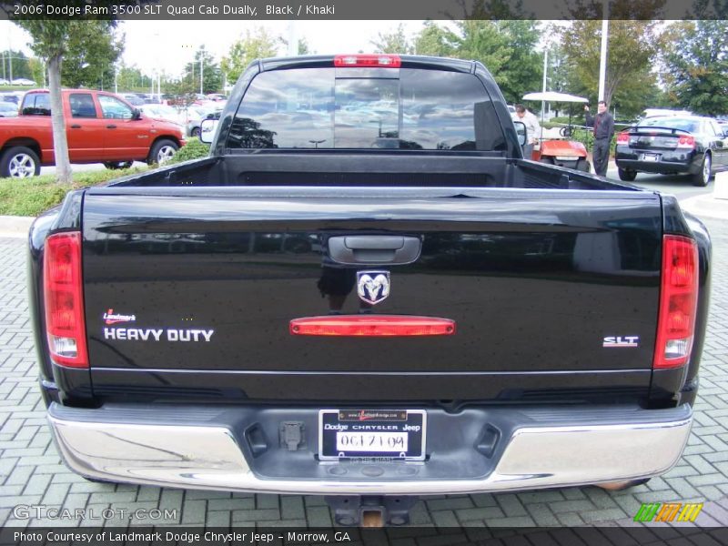 Black / Khaki 2006 Dodge Ram 3500 SLT Quad Cab Dually