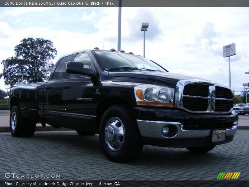Black / Khaki 2006 Dodge Ram 3500 SLT Quad Cab Dually