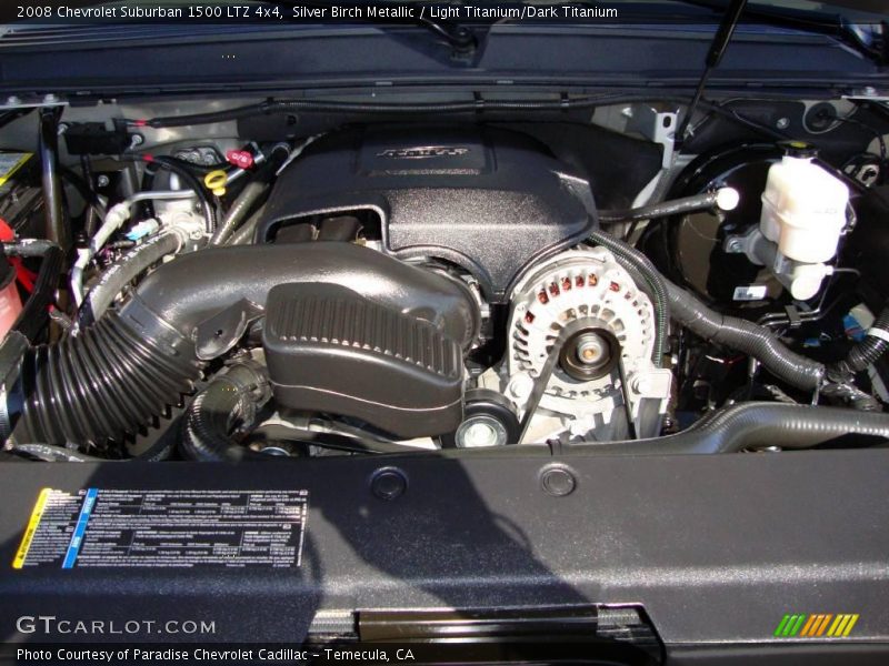 Silver Birch Metallic / Light Titanium/Dark Titanium 2008 Chevrolet Suburban 1500 LTZ 4x4