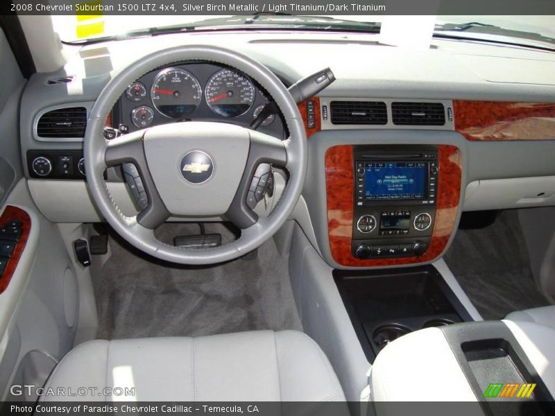 Silver Birch Metallic / Light Titanium/Dark Titanium 2008 Chevrolet Suburban 1500 LTZ 4x4