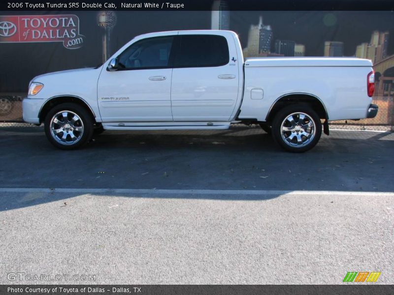 Natural White / Taupe 2006 Toyota Tundra SR5 Double Cab