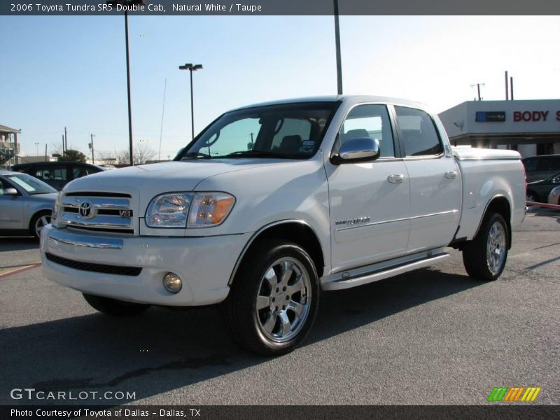 Natural White / Taupe 2006 Toyota Tundra SR5 Double Cab