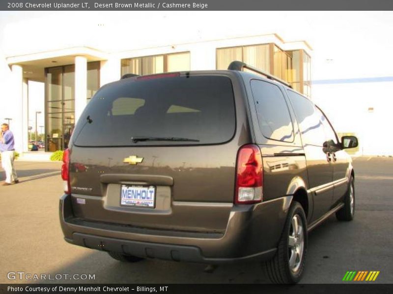 Desert Brown Metallic / Cashmere Beige 2008 Chevrolet Uplander LT