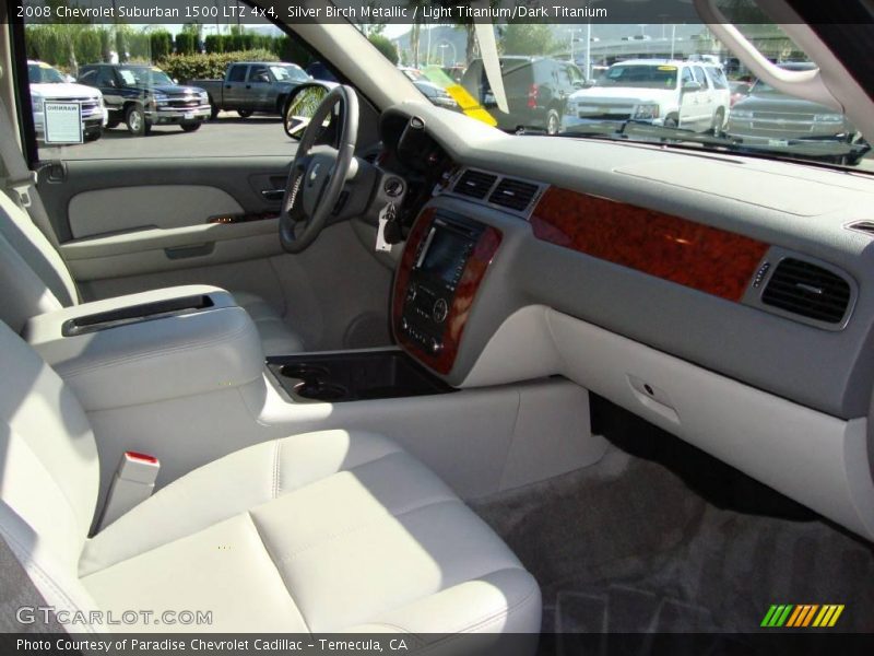 Silver Birch Metallic / Light Titanium/Dark Titanium 2008 Chevrolet Suburban 1500 LTZ 4x4
