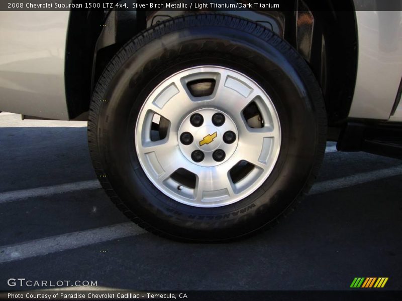 Silver Birch Metallic / Light Titanium/Dark Titanium 2008 Chevrolet Suburban 1500 LTZ 4x4