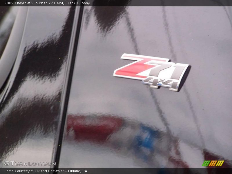 Black / Ebony 2009 Chevrolet Suburban Z71 4x4