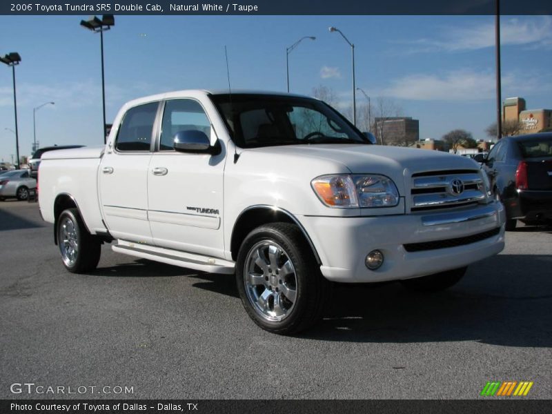 Natural White / Taupe 2006 Toyota Tundra SR5 Double Cab