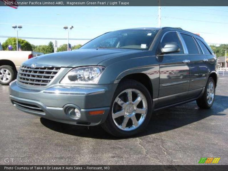 Magnesium Green Pearl / Light Taupe 2005 Chrysler Pacifica Limited AWD