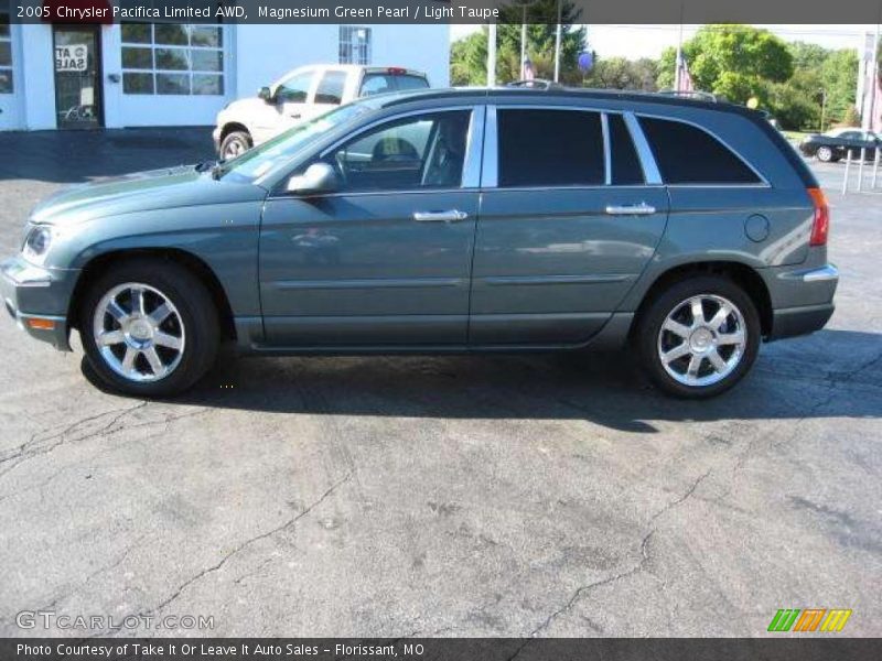 Magnesium Green Pearl / Light Taupe 2005 Chrysler Pacifica Limited AWD