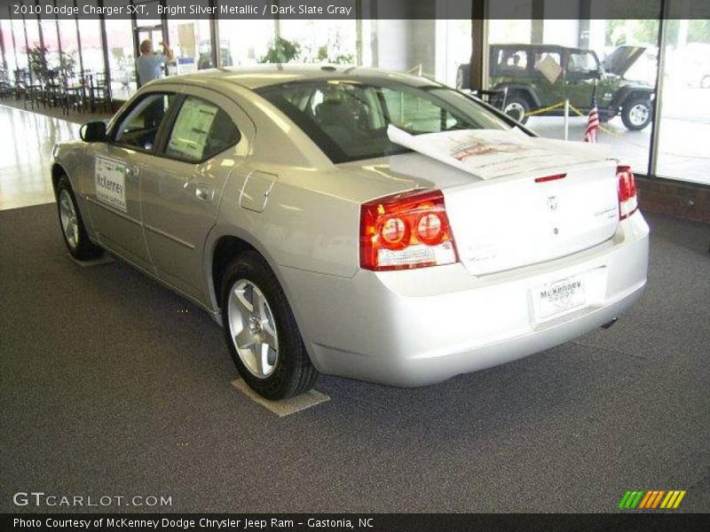 Bright Silver Metallic / Dark Slate Gray 2010 Dodge Charger SXT