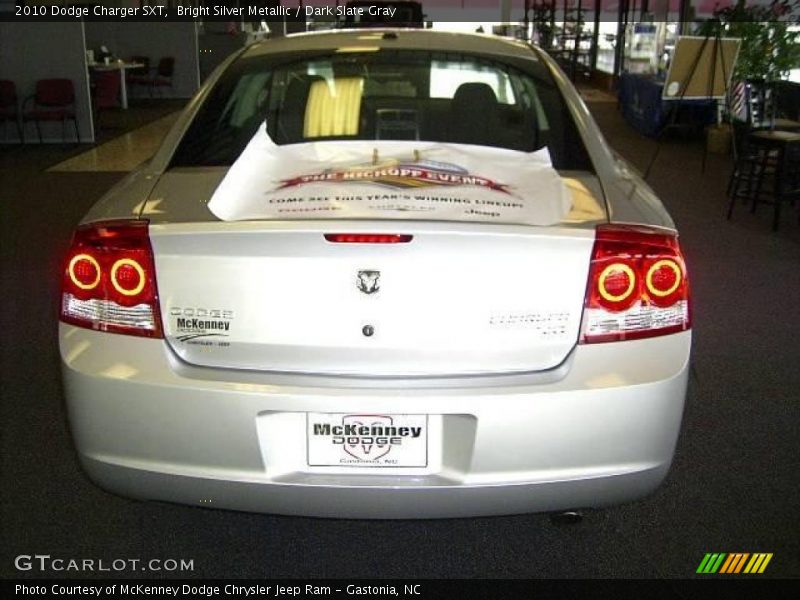 Bright Silver Metallic / Dark Slate Gray 2010 Dodge Charger SXT