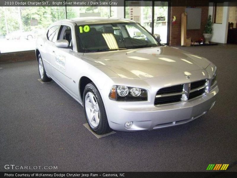 Bright Silver Metallic / Dark Slate Gray 2010 Dodge Charger SXT