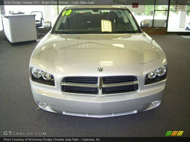 Bright Silver Metallic / Dark Slate Gray 2010 Dodge Charger SXT
