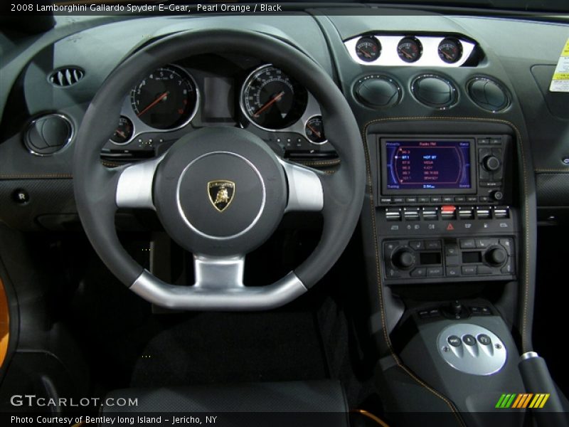 Pearl Orange / Black 2008 Lamborghini Gallardo Spyder E-Gear