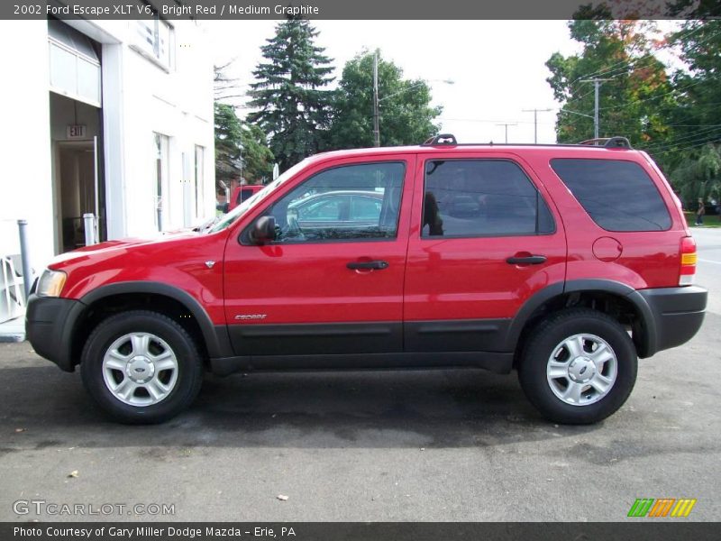 Bright Red / Medium Graphite 2002 Ford Escape XLT V6