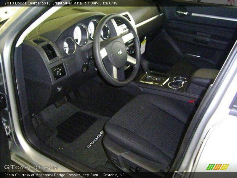 Bright Silver Metallic / Dark Slate Gray 2010 Dodge Charger SXT