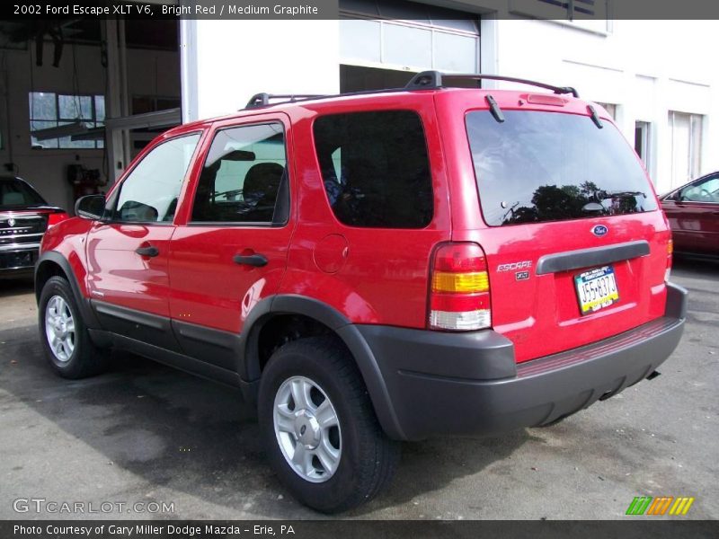 Bright Red / Medium Graphite 2002 Ford Escape XLT V6