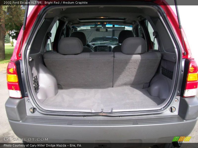 Bright Red / Medium Graphite 2002 Ford Escape XLT V6
