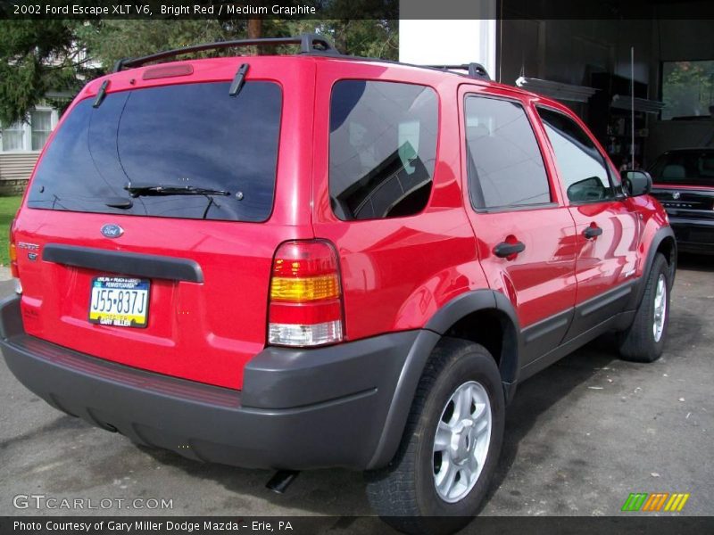 Bright Red / Medium Graphite 2002 Ford Escape XLT V6